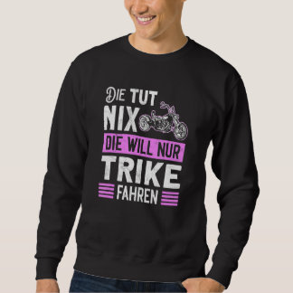Dreirad Motorrad Motiv Dreirad Fahrrad Dreirad Fra Sweatshirt
