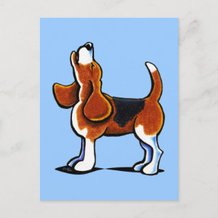 Dreisfarben-Beagle-Bucht Postkarte