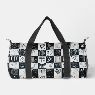 Dreißig, biomorphe Abstraktion - Kandinsky Duffle Bag