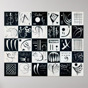 Dreißig, biomorphe Abstraktion - Kandinsky Poster