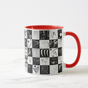 Dreißig, biomorphe Abstraktion - Kandinsky Tasse