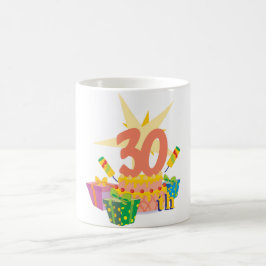 dreißig Jahre feiern jung Kaffeetasse