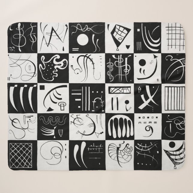 dreißig | Wassily Kandinsky | Sherpadecke (Vorderseite (Horizontal))