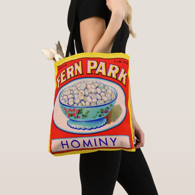 Dreißigerjahre Farn-Parkmaisbreikornaufkleber Tasche (Von Nahem)