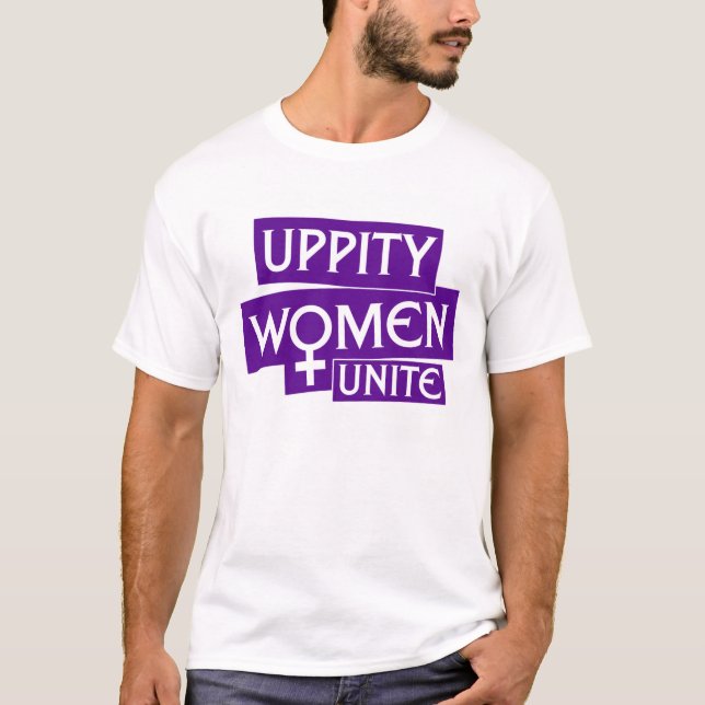 Dreiste Frauen vereinigen T-Shirt (Vorderseite)