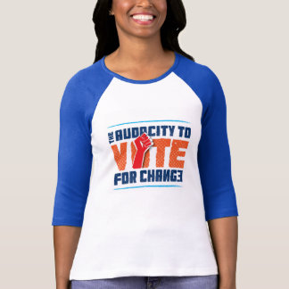 Dreistigkeit, zum für Änderungs-Baseball-T - Shirt