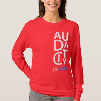 "Dreistigkeits-" Designer-Damen-lange Hülse T-Shirt