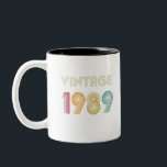 dreizehn Jahre alt 30. Geburtstagsgeschenk Vintag  Zweifarbige Tasse<br><div class="desc">Kleidung, Shirt, 30. Ehefrau, 30. Frauengeschenk, 30. Geburtstagshaus, 30. Geburtstagsfrau, 30. Geburtstagsgeschenk Shirt, 1989 Geschenk für Ehefrau, 1989 Geschenk für Mutter, 1989 Frauengeschenk, Vintag 1989 T 89 Geburtstagshaus, 1989 Shirt, 1989 Geburtstagsfrau, 30. Geschenk für Mama</div>