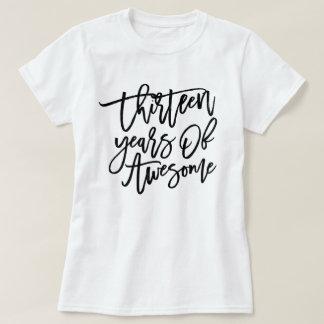 Dreizehn Jahre des fantastischen | schwarzen T-Shirt