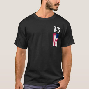 Dreizehn Kolonien Betsy Ross Flagge T-Shirt