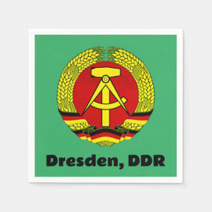 Dresden, DDR, Dresden, Deutschland - DDR Serviette