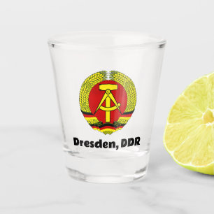 Dresden, DDR, Dresden, Deutschland - Ossi Schnapsglas
