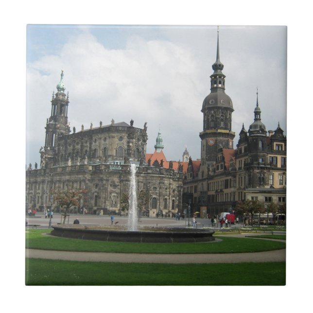 Dresden, Deutschland Fliese (Vorderseite)