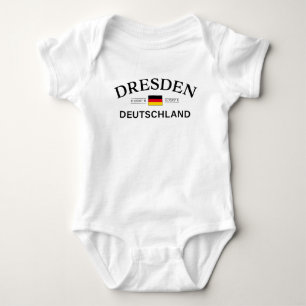 Dresden Deutschland Koordinaten Deutsch Baby Strampler