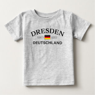 Dresden Deutschland Koordinaten Deutsch Baby T-shirt