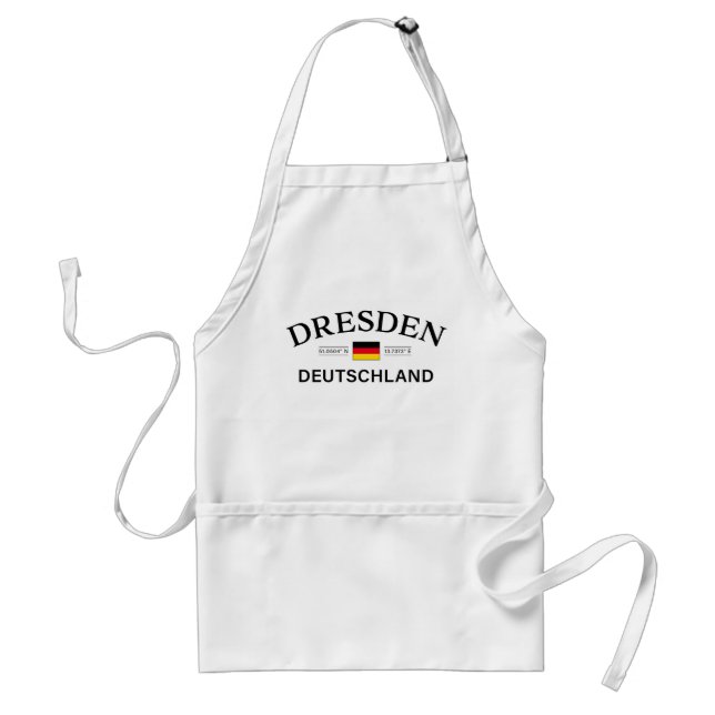 Dresden Deutschland Koordinaten Deutsch Schürze (Vorne)
