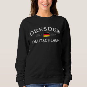 Dresden Deutschland Koordinaten Deutsch Sweatshirt