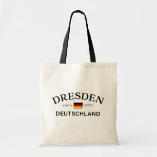 Dresden Deutschland Koordinaten Deutsch Tragetasche