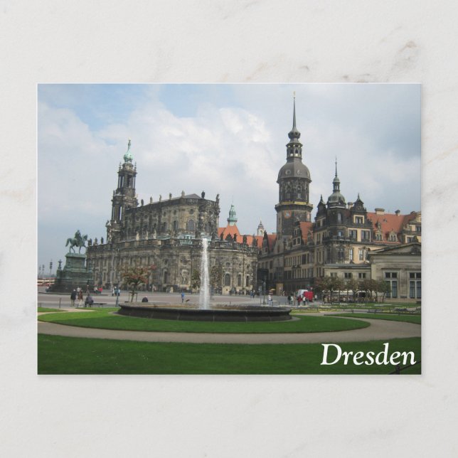 Dresden, Deutschland Postkarte (Vorderseite)
