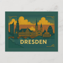 Dresden Deutschland Städtische Kunst Postkarte