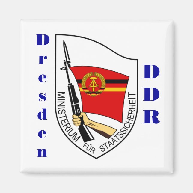 Dresden, Deutschland Stasi Magnet (Vorne)
