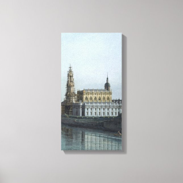 Dresden Elbufer Vedute – Canaletto – Bellotto Leinwanddruck (Vorderseite)