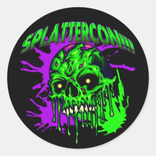 Dresden Fans SplatterCon Runder Aufkleber