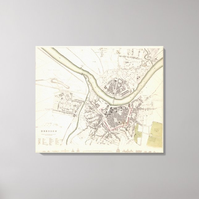 Dresden Leinwanddruck (Vorderseite)