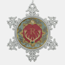 Dresden 'Lordly' Snowflake Rahmen Ornament