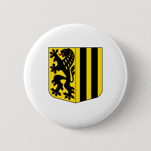 Dresden-Mantel bewaffnet offizielles Symbol Button