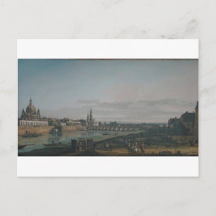 Dresden vom rechten Ufer der Elbe aus gesehen Postkarte