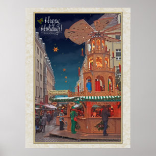 Dresden - Weihnachtsspyramid - HH Poster