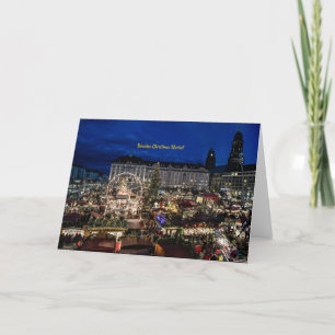 Dresdner Weihnachtsmarkt Feiertagskarte