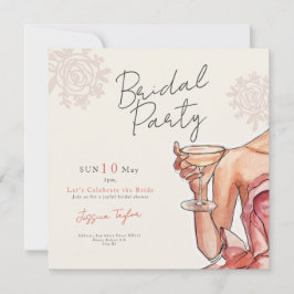 Dress bridal shower party cheers invitation einladung