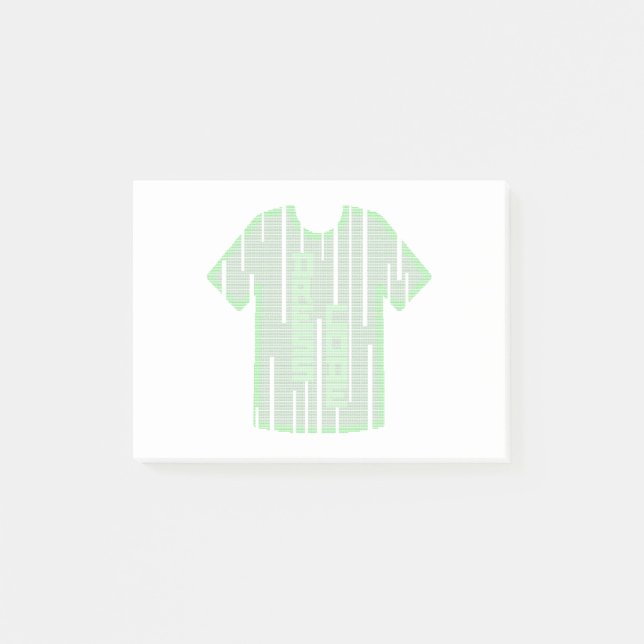 DRESS CODE ! (geek, mode, informatique) Post-it Klebezettel (Vorderseite)