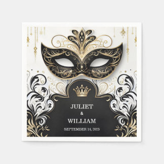Dress Code Prom Kostümmasquerade Ball Hochzeit Serviette