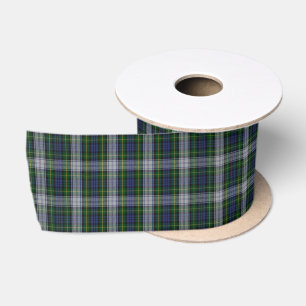 Dress Gordon Scottish Tartan Kariertes Muster Satinband