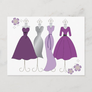 Dress Shop-Daisy Thema Postkarte