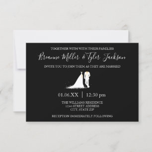 Dress & Tux - 3x5 Einladung zur Hochzeit