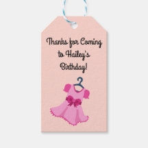 Dress up Gastgeschenk Tag