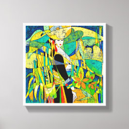 Dress Up Ping Hao orientalische abstrakte Malkunst Leinwanddruck
