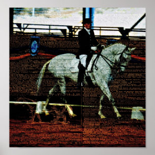 Dressage Art Poster