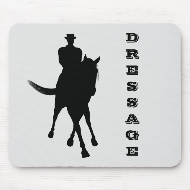Dressage Horse And Rider   Mousepad (Vorne)