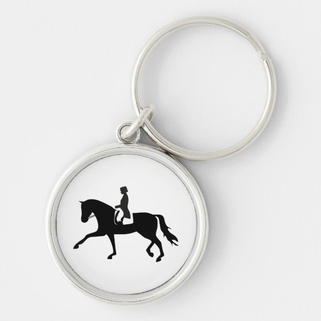 Dressage Horse Schlüsselanhänger (Vorne)
