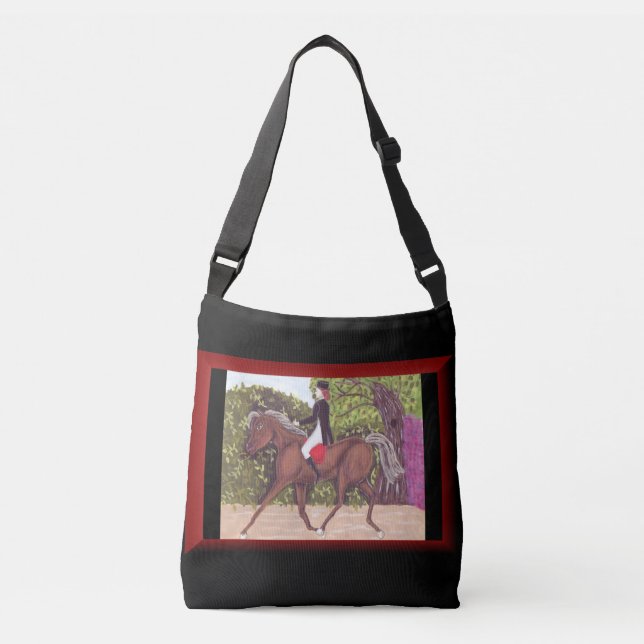 Dressage Horse style anglais équitation sac de car (Devant)