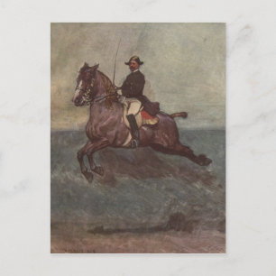 Dressage Pferd anzeigen Postkarte