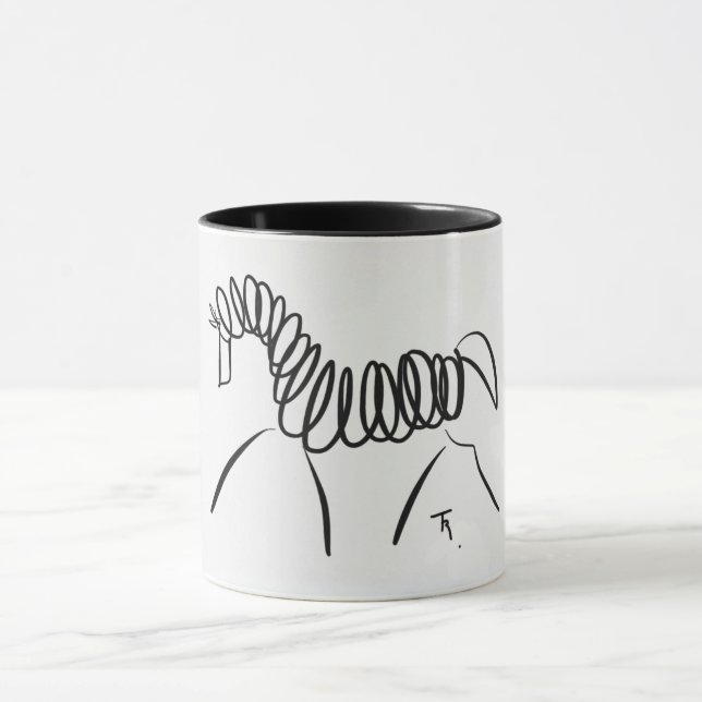 Dressage-Pferd Tasse (Zentrum)