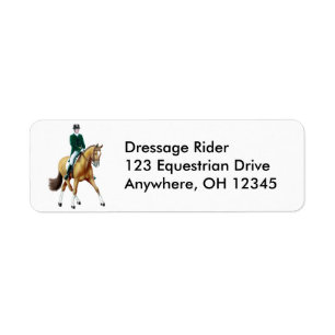 Dressage-Pferdehalber Durchlauf-Aufkleber
