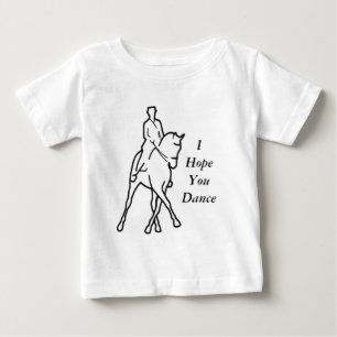 Dressage-Pferdehalber Durchlauf - i-Hoffnung, die Baby T-shirt