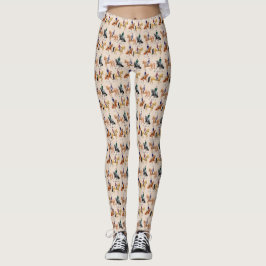 Dressage-Pferdereitreiter-Leggings Leggings